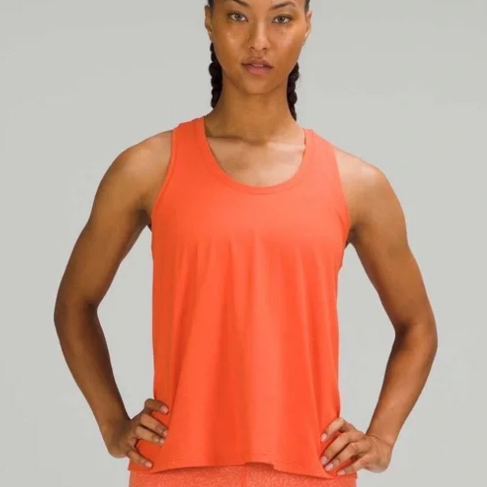 Lululemon essential tank orange small